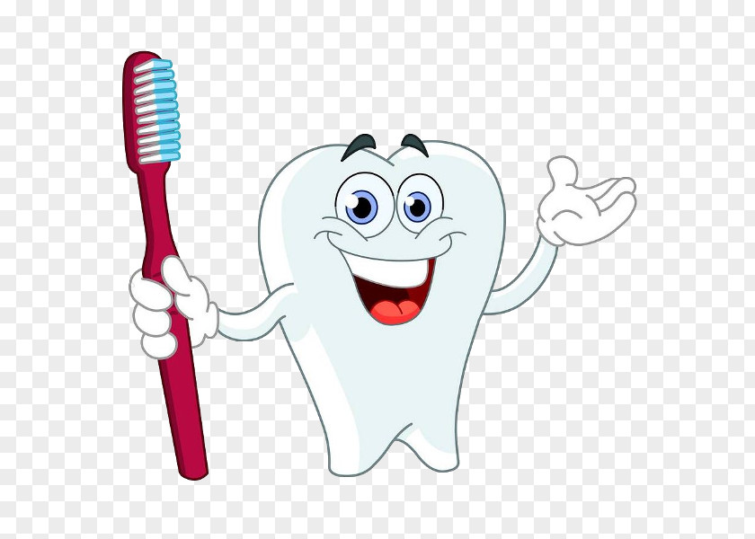 Cartoon Tooth Dentistry Dental Floss PNG