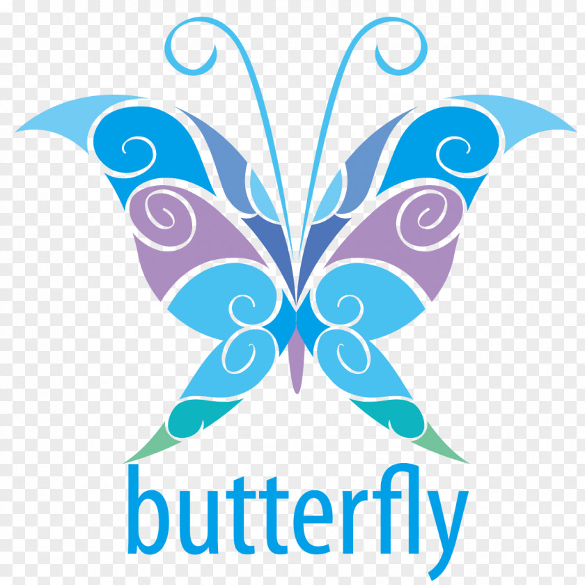 Cartoon Vector Butterfly Material Logo Euclidean Illustration PNG