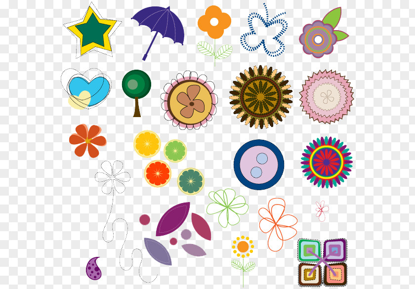 Free To Pull The Material Elements Of Collage Digital Scrapbooking Embellishment PNG