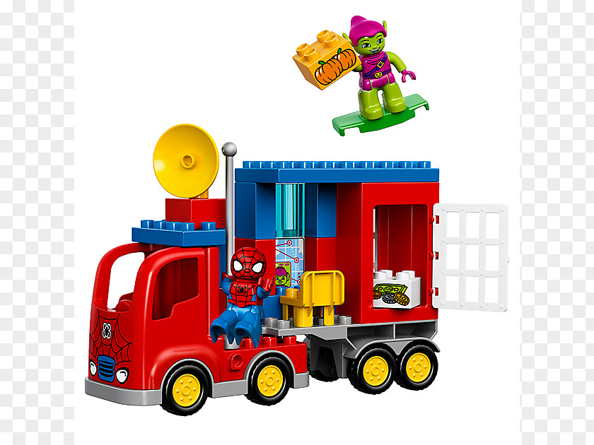 Lego Duplo Doc Mcstuffins LEGO 10608 DUPLO Spider-Man Spider Truck Adventure Green Goblin 10816 My First Cars And Trucks PNG