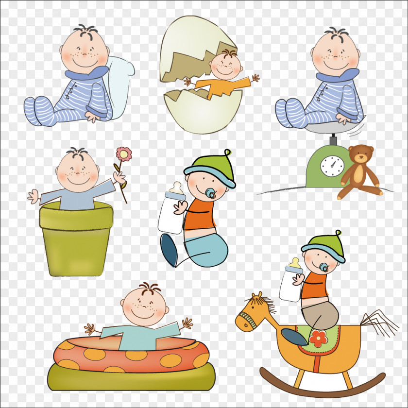 Maternal And Child Cartoon Images Infant Clip Art PNG