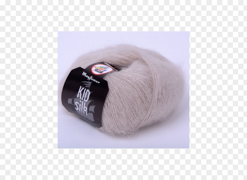 Mayflower Silk Yarn Turquoise Beige Fur PNG