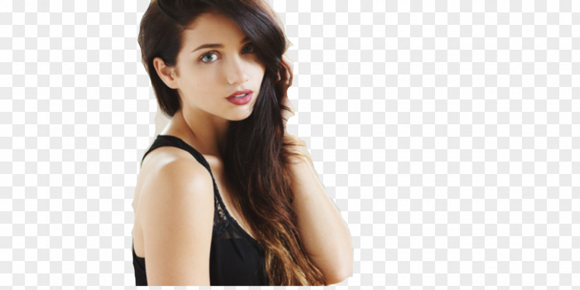 Emily Rudd Black Hair Model Long PNG