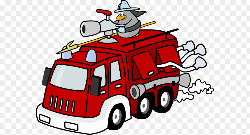 Free Fire Department Clipart Engine Firefighter Clip Art PNG