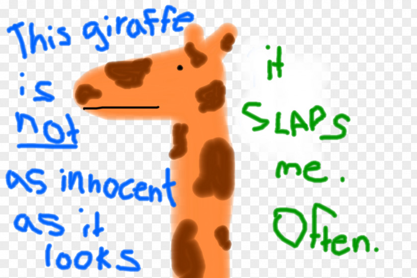 Giraffe Wildlife Snout Line Clip Art PNG