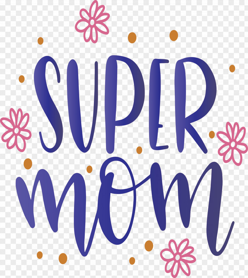 Mothers Day Super Mom PNG