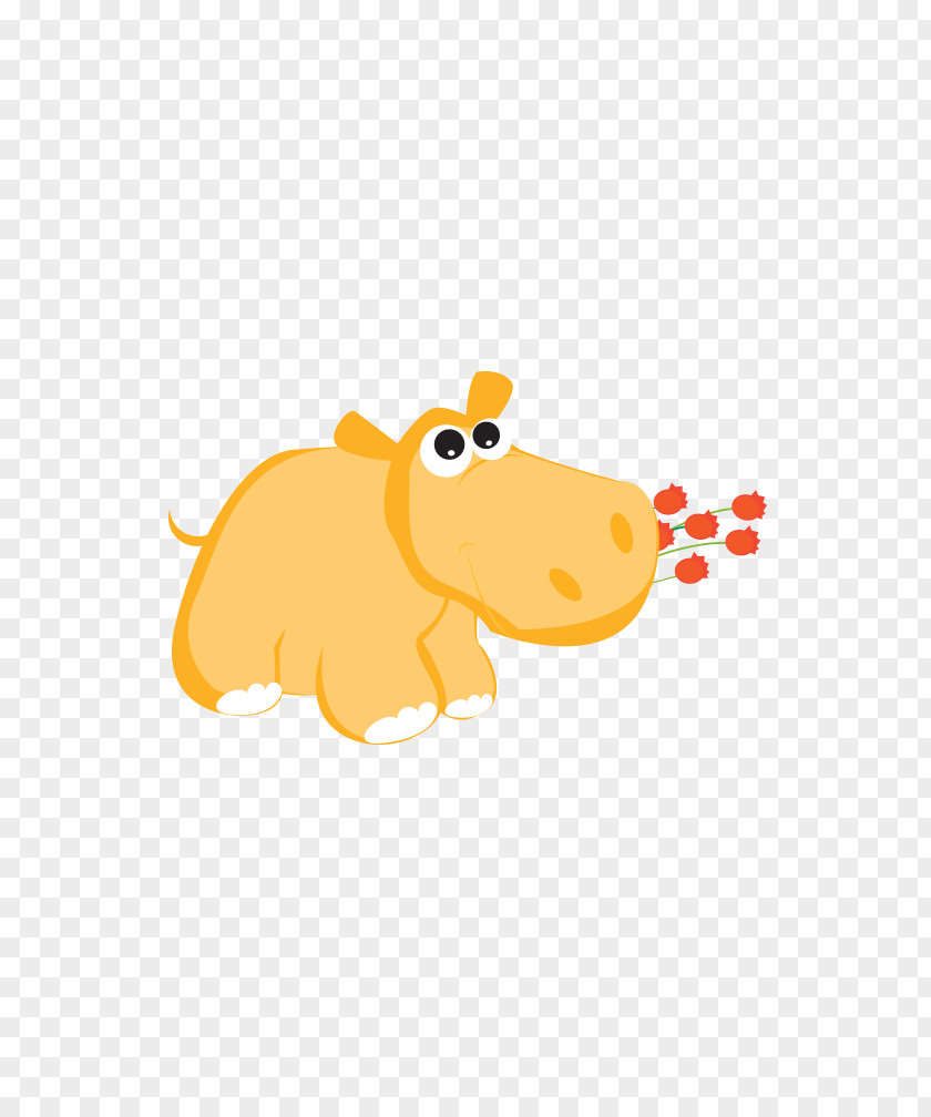 Hippo Text Material Clip Art PNG
