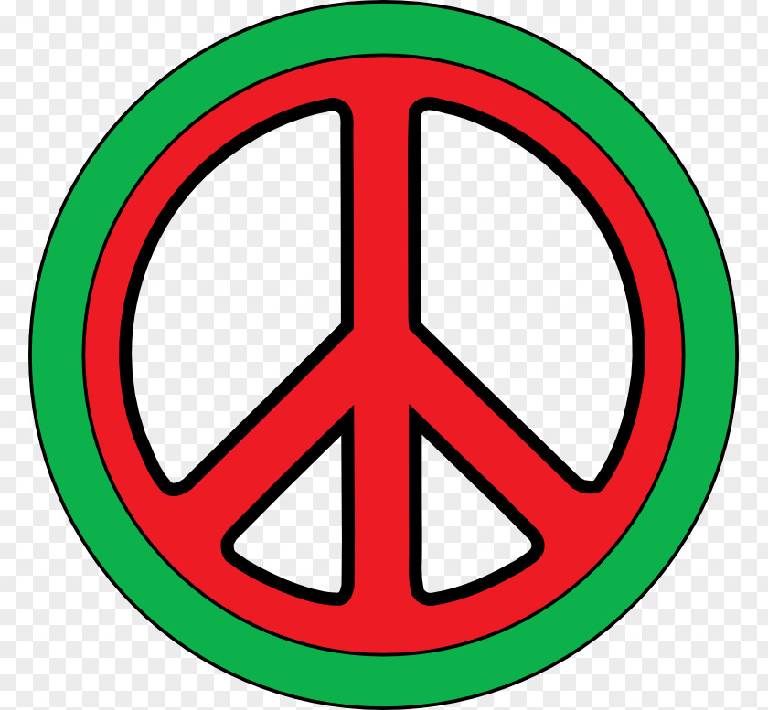 Peace Sign Symbols Clip Art PNG