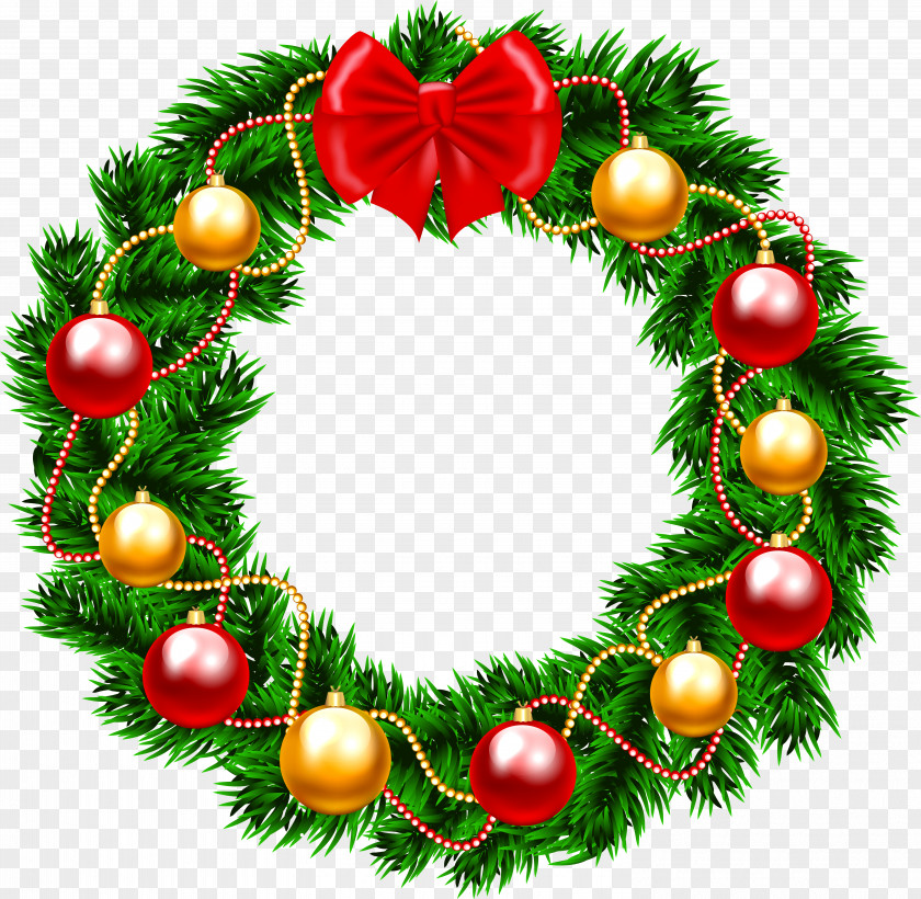 Fair Background Clipart Christmas Wreath Day Garland Clip Art PNG