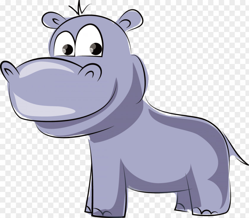 Hippo Vector Dog Hippopotamus Cartoon PNG