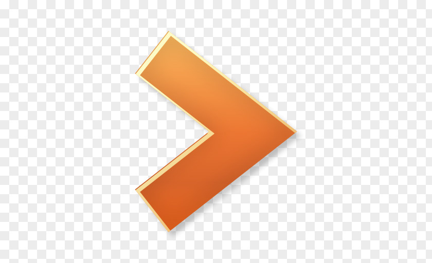 Orange Right Arrow Icon PNG