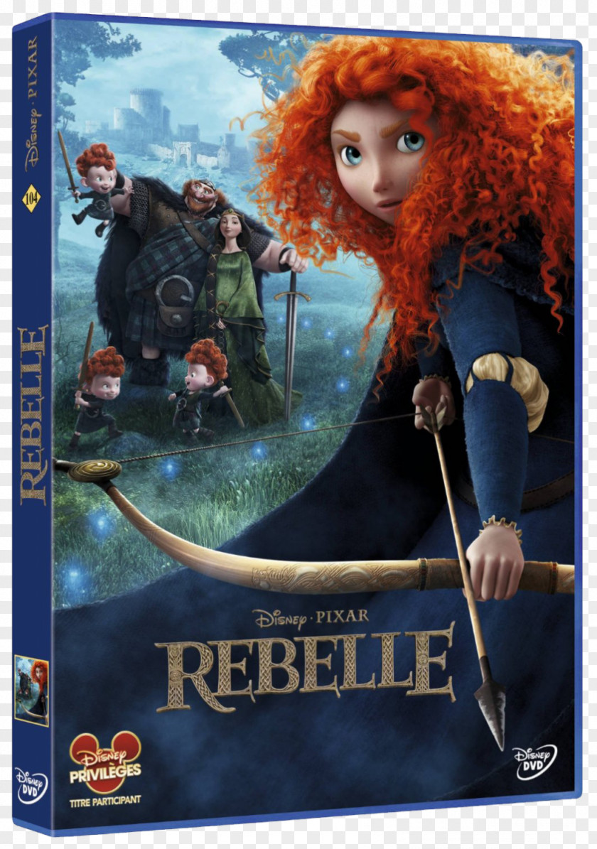 Rebelle Brave Pixar Animated Film Cinema PNG