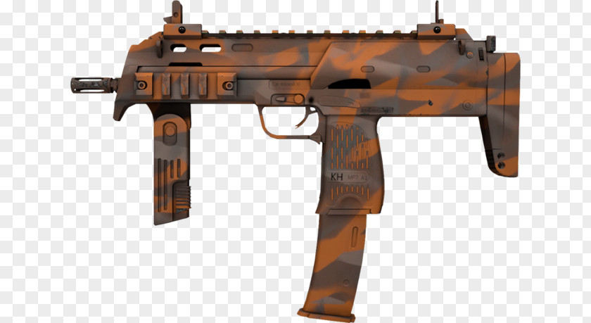 Weapon Counter-Strike: Global Offensive Heckler & Koch MP7 Submachine Gun PNG