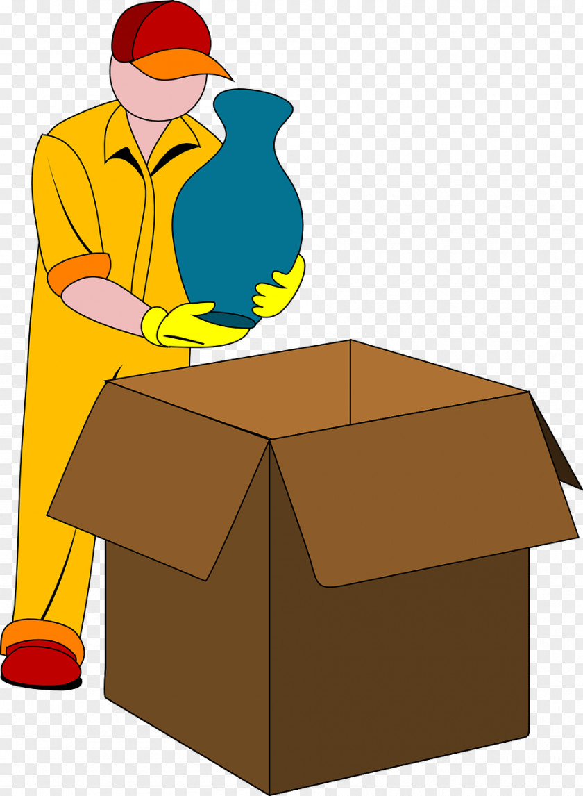 Box Mover Packaging And Labeling Relocation Paper PNG