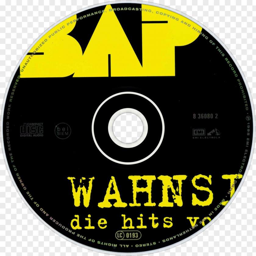 Dvd Compact Disc Wahnsinn: Die Hits Von 79-95 DVD BAP PNG