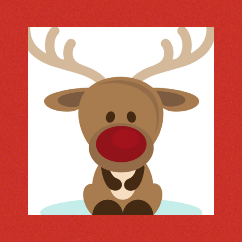 Nose Rudolph Reindeer Santa Claus Candy Cane Christmas PNG