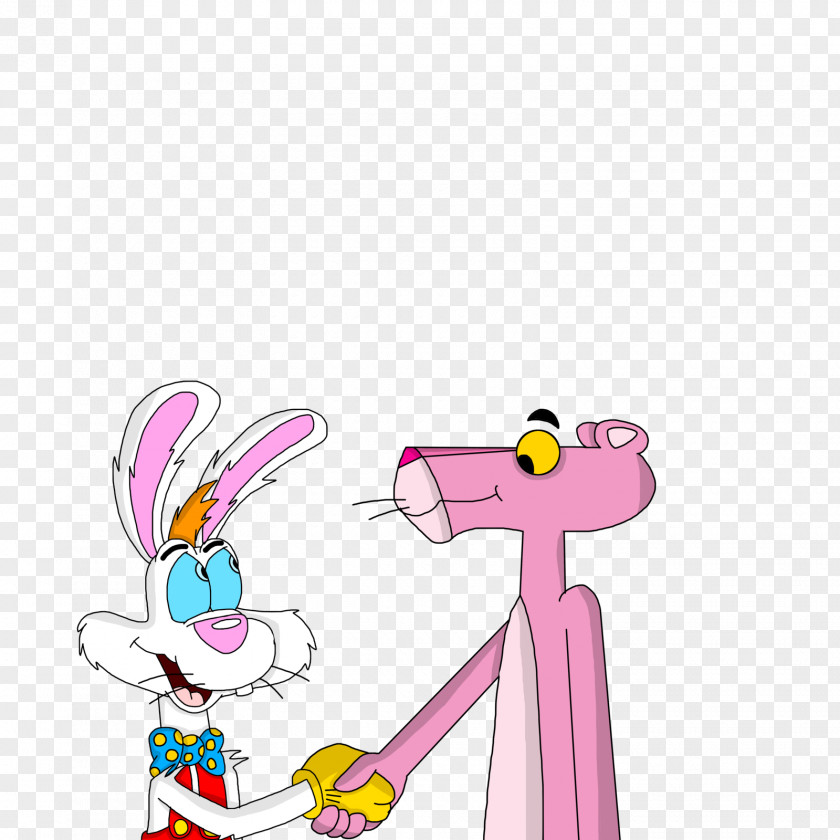 Toy Easter Bunny Pink M Finger Clip Art PNG