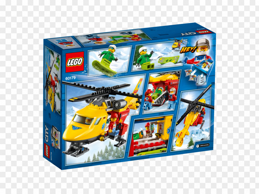 Toy LEGO 60179 City Ambulance Helicopter Lego Hamleys PNG