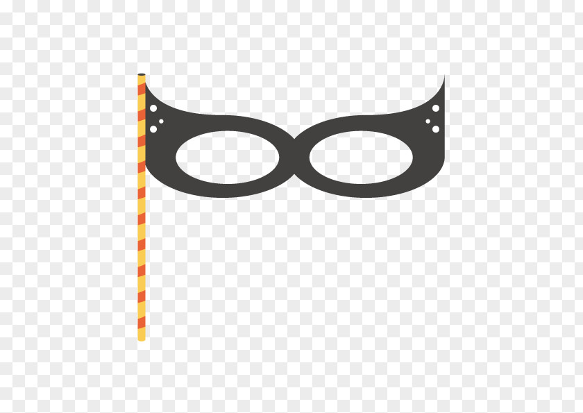 Vector Hand-painted Glasses Shielding Mask Hidden Ninja PNG