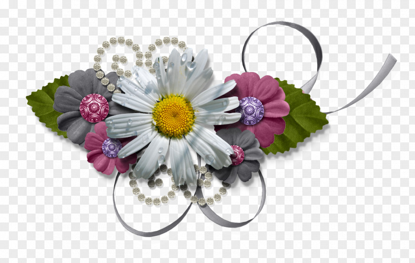 Flower Bouquet Digital Scrapbooking Cut Flowers PNG