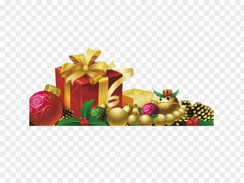 Gift Box Christmas Decoration PNG