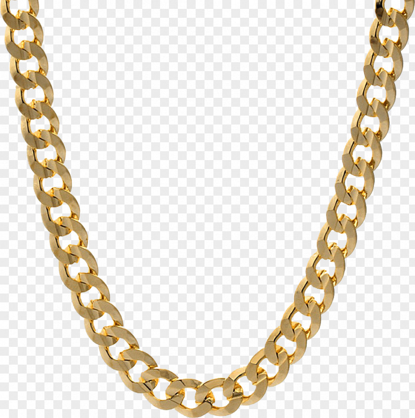 Metal Necklace Bracelet Jewellery Chain Gold PNG