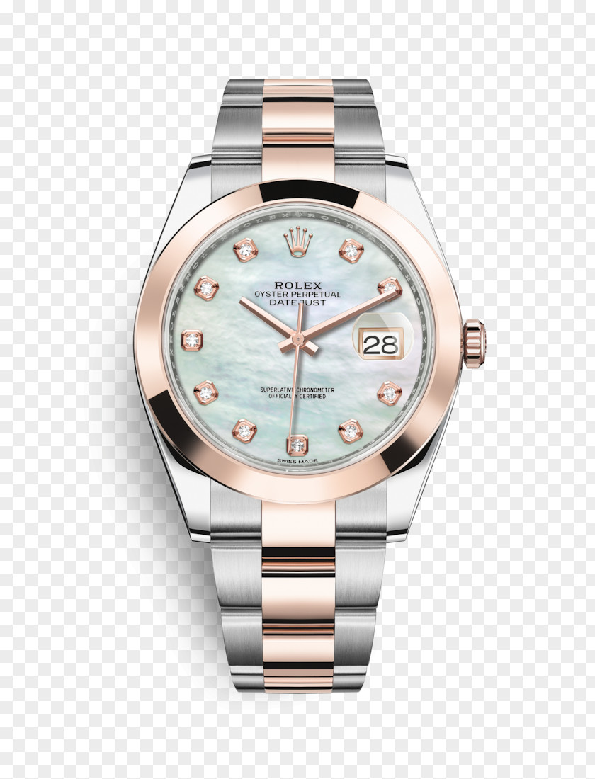 Rolex Datejust Watch Oyster Gold PNG