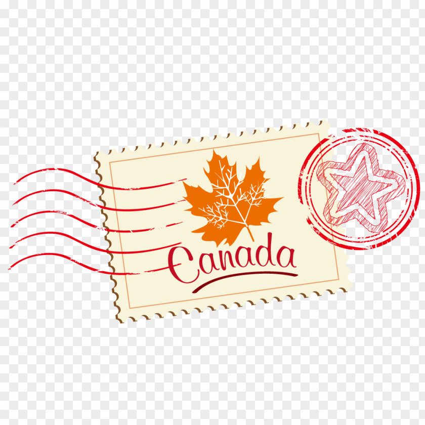 Vector Canada Stamp Cargo Computer File PNG