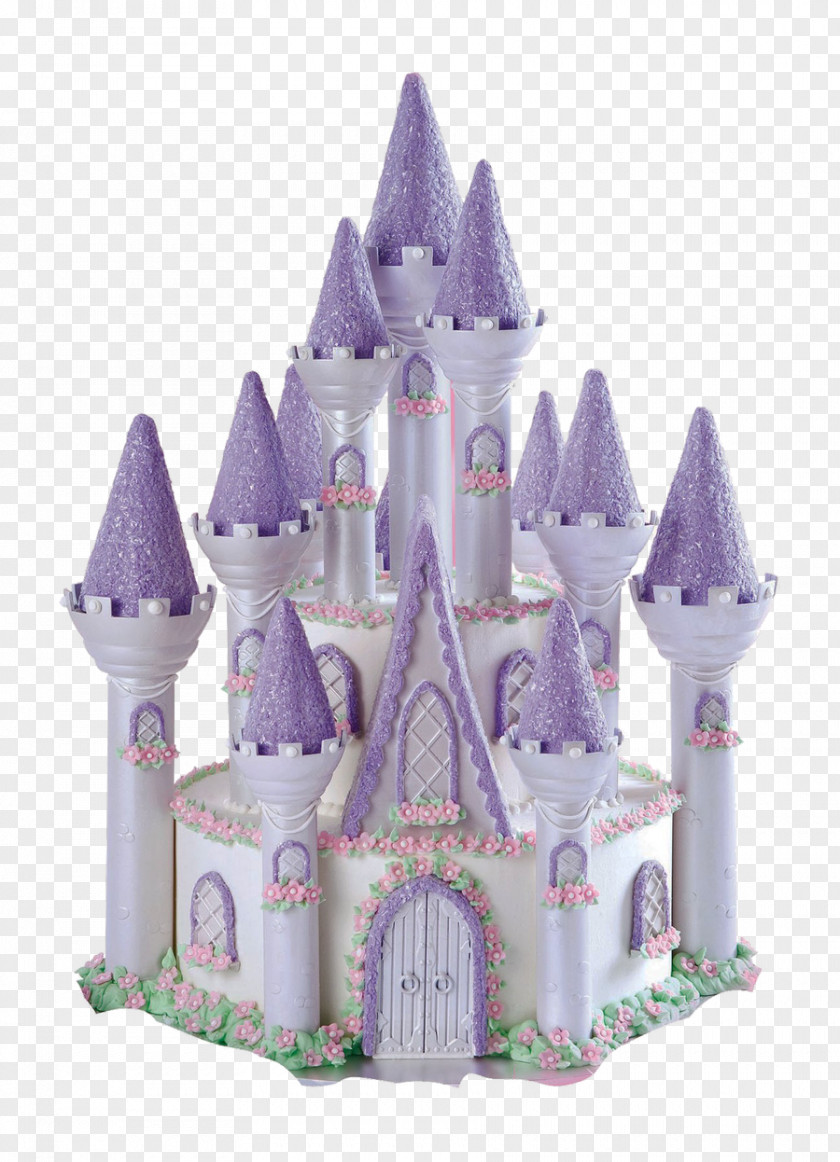 Castle Frosting & Icing Princess Cake Birthday Decorating PNG