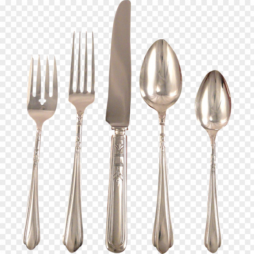 Fork Household Silver Oneida Community Cutlery PNG