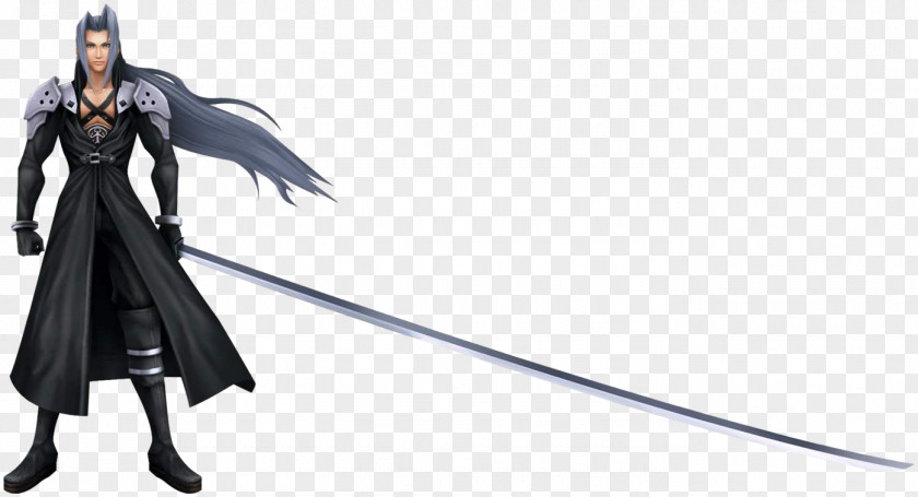 Katana Dissidia 012 Final Fantasy VII Sephiroth Tifa Lockhart PNG