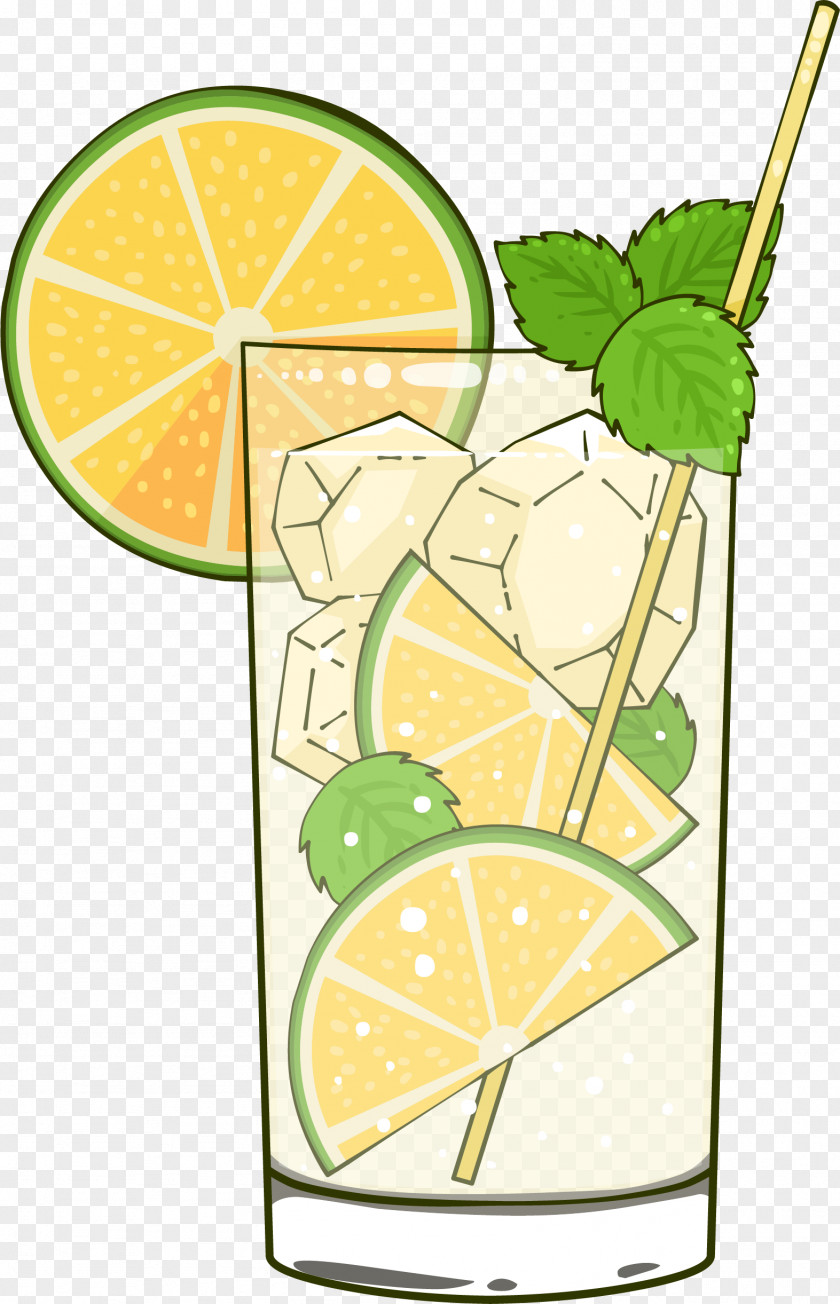 Summer Refreshing Lemon Drink Mojito Juice Caipirinha Soft Lime PNG