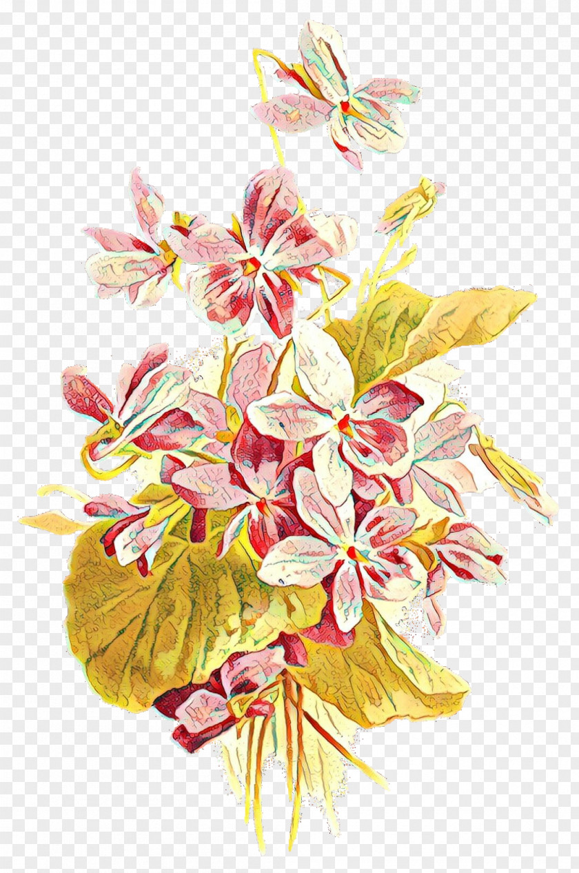 Watercolor Paint Anthurium Wedding Flowers PNG