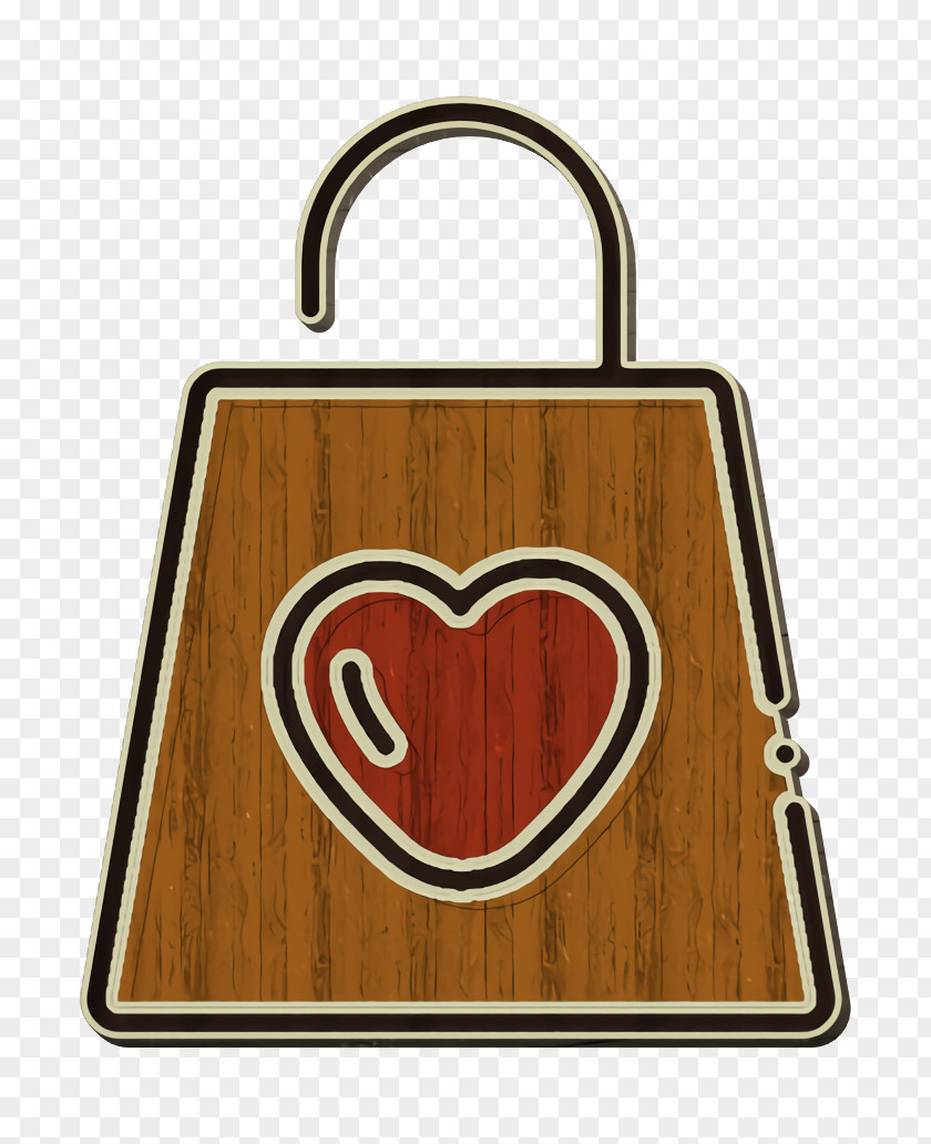 Wood Signage Heart Icon Love Marriage PNG