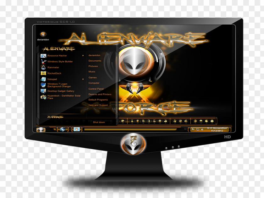 Alienware Computer Monitors DeviantArt Display Device PNG