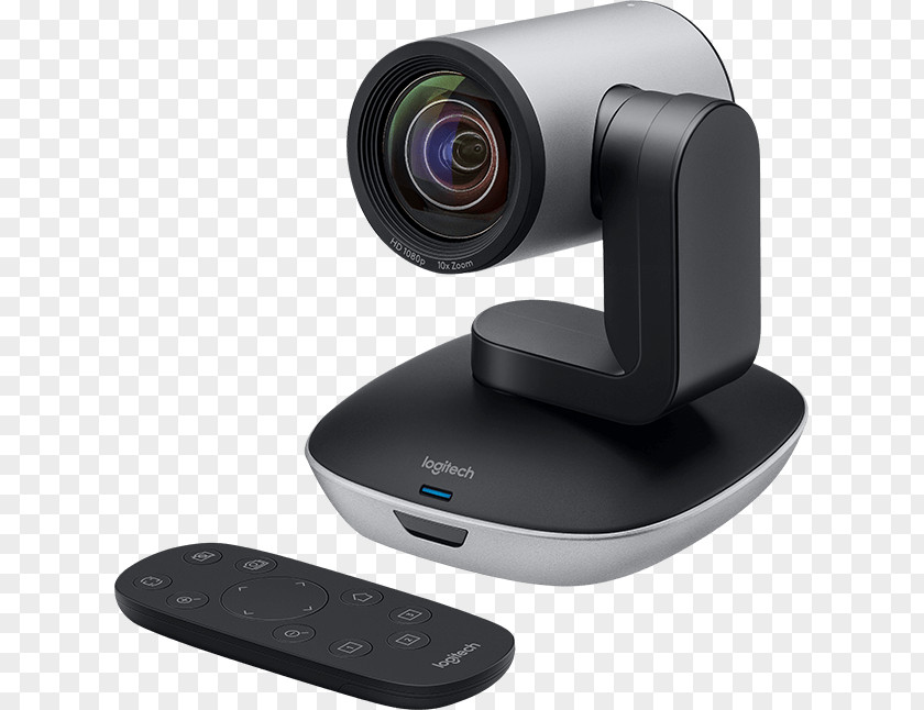 Camera Pan–tilt–zoom Logitech PTZ Pro 960-001021 Full HD Webcam 1920 X 1080 Pix Stand 1080p PNG