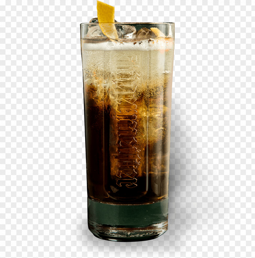 Cocktail Lemon Ice Cubes Rum And Coke Tonic Water Liqueur Jägermeister PNG