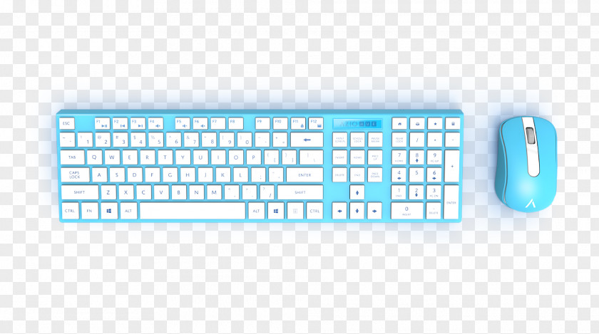 Computer Mouse Keyboard Laptop Blue Wireless PNG