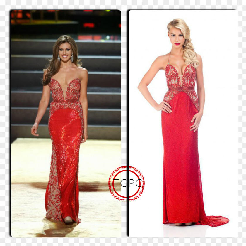 Dress Evening Gown Miss Universe 2013 USA 2014 PNG