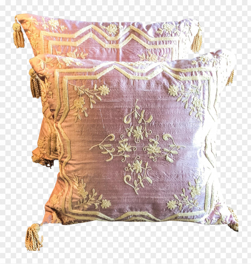 Embroidered Envelopes Throw Pillows Cushion Furniture Couch PNG