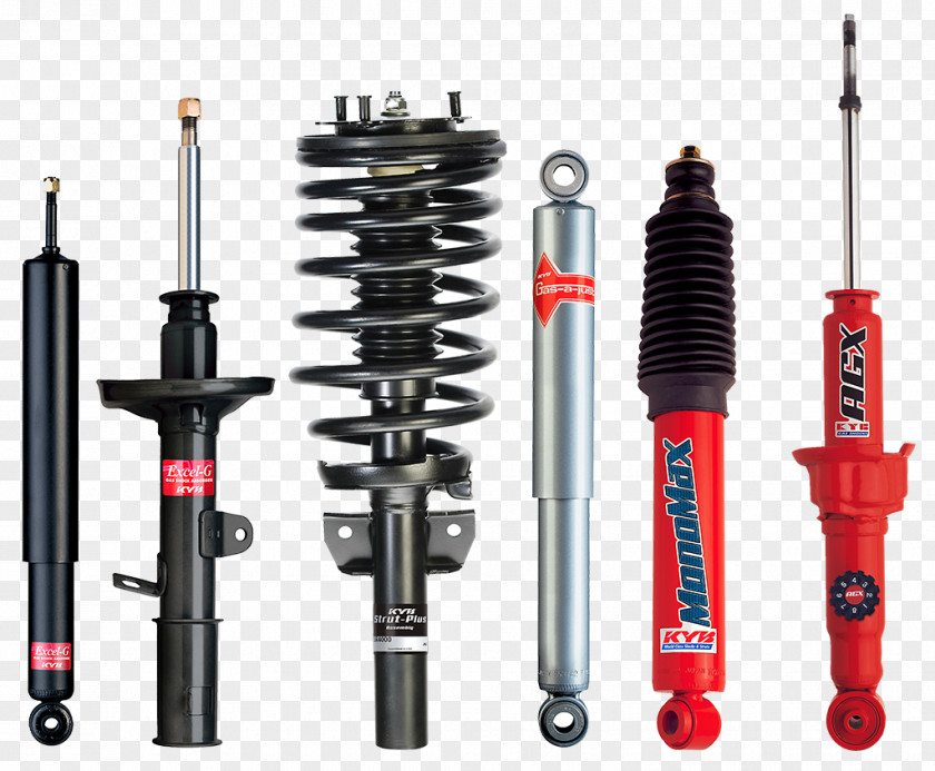 Front Suspension KYB Corporation Car Strut Motor Vehicle Shock Absorbers PNG