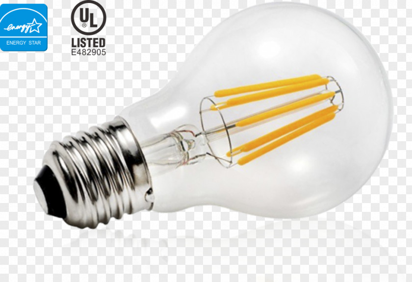 Light Bulb Identification Incandescent Edison Screw LED Lamp Lighting PNG