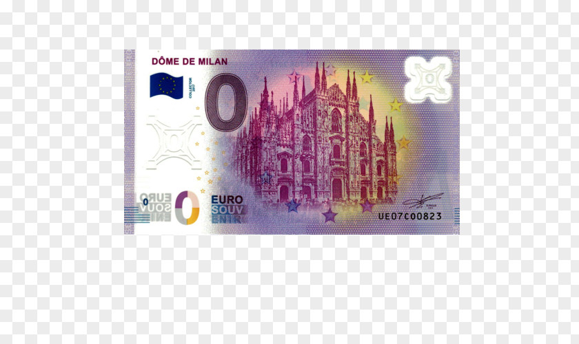 Banknote Polymer Coin 0 Eurós Bankjegy Castle PNG