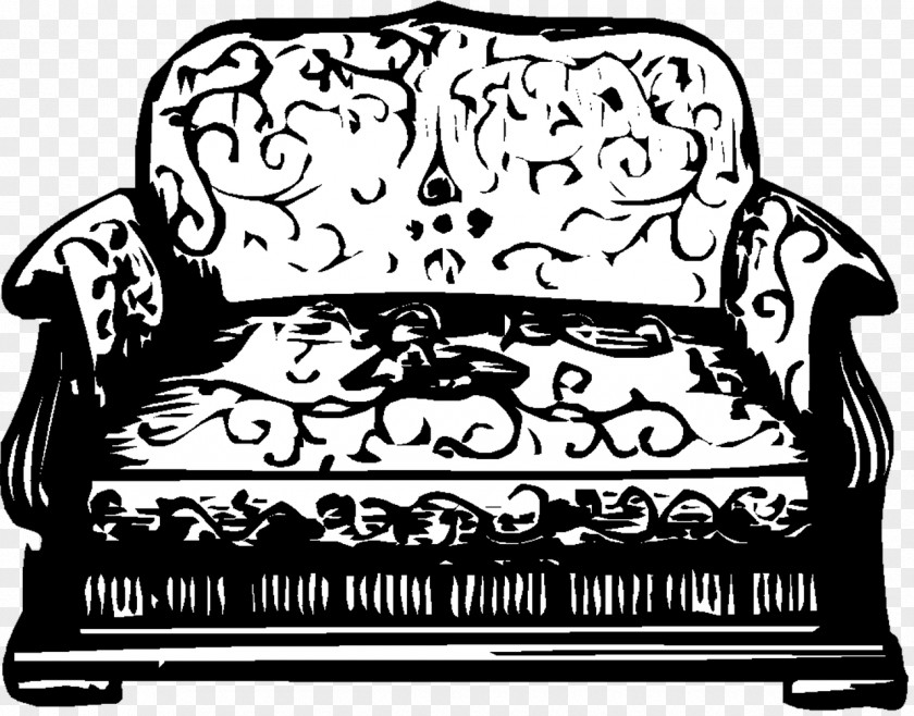Old Couch Furniture Chair PNG