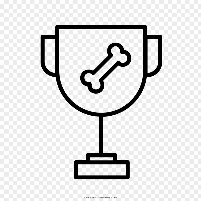 Trophy Award Competition Coloring Book PNG