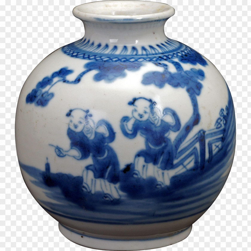 Vase Jingdezhen Porcelain Blue And White Pottery Ceramic PNG