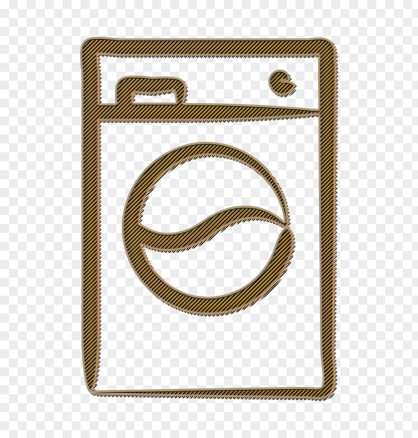 Washing Icon Washer Hand Drawn Laundry Machine PNG
