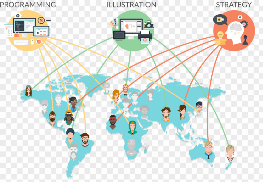 World Map Poster Cartography PNG