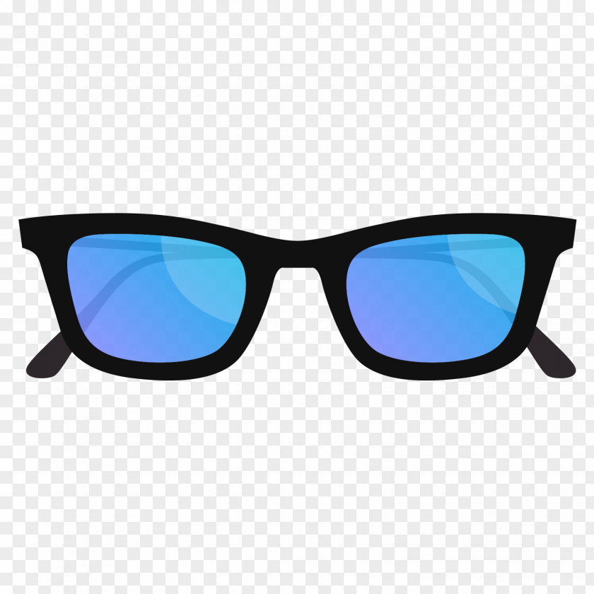 Black And Blue Sunglasses Ray-Ban Wayfarer Aviator Oakley, Inc. PNG