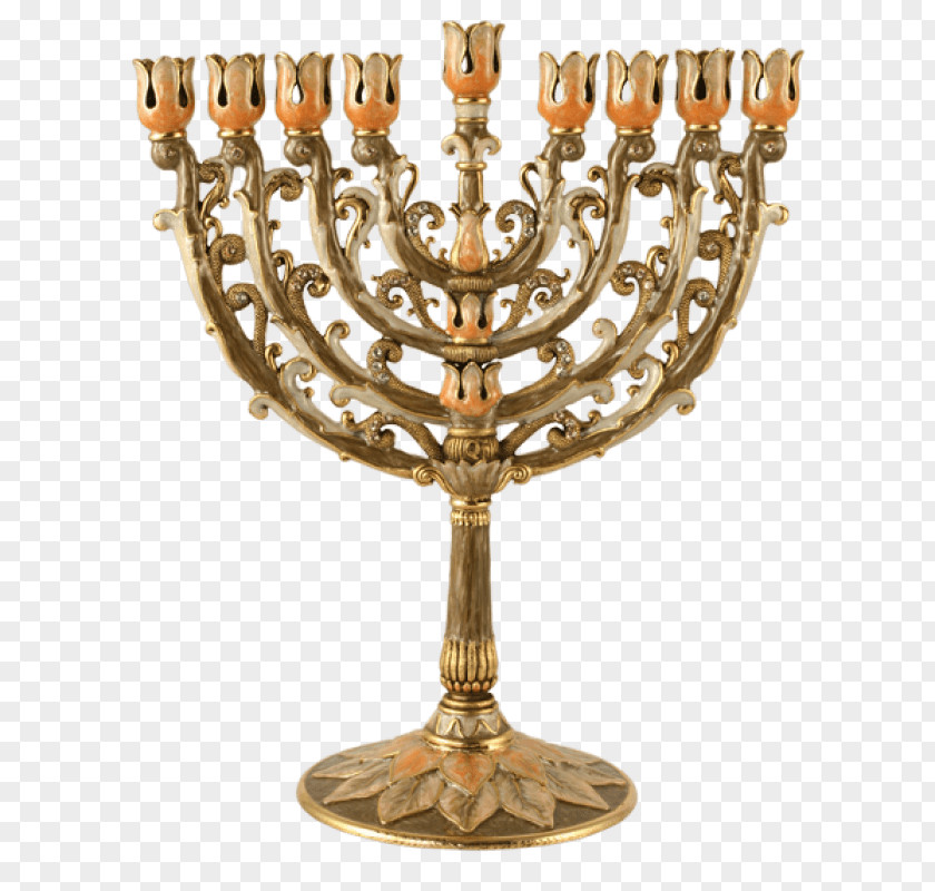 Judaism Menorah Religion Hanukkah Jewish Ceremonial Art PNG